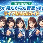 【初心者向け】僕が見たかった青空（僕青）ライブ初参加ガイド