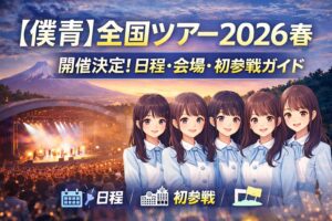 【僕青】全国ツアー2026春 開催決定！日程・会場・初参戦ガイド｜初めてでも迷わない完全まとめ