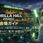 GORILLA HALL OSAKA 会場ガイド｜アクセス・ロッカー・入場の流れ・見え方・初めてのライブ＆遠征