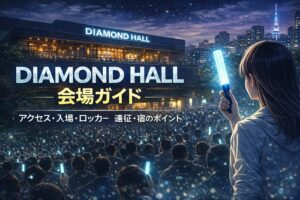 DIAMOND HALL 会場ガイド｜アクセス・入場・ロッカー・見え方・初めてのライブ＆遠征