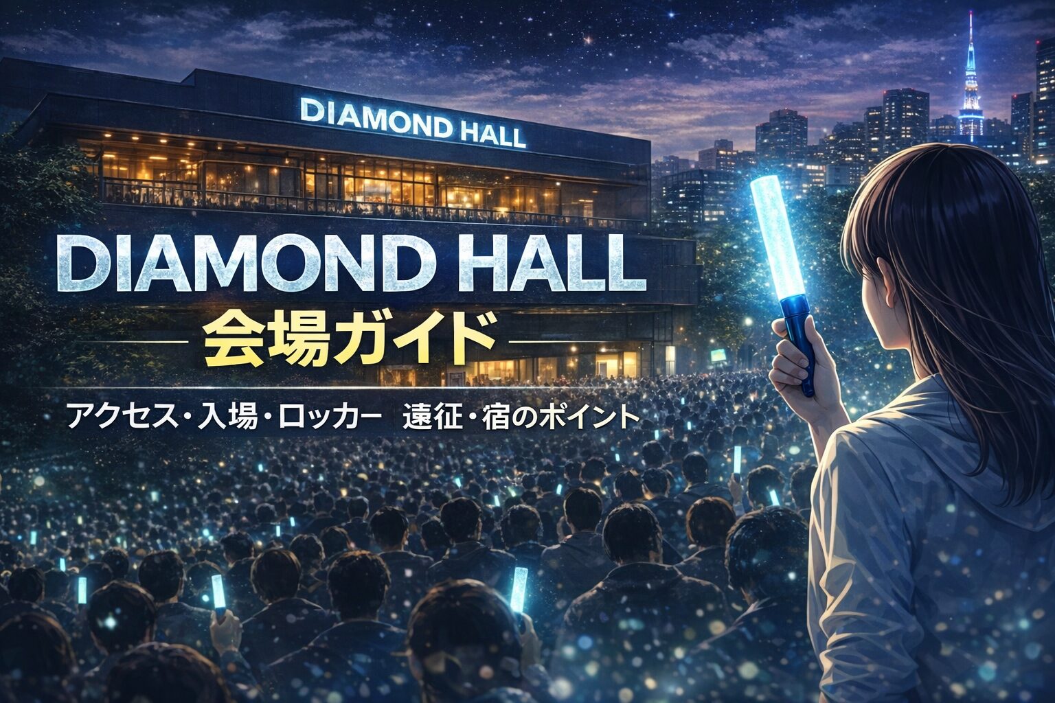 DIAMOND HALL 会場ガイド|アクセス・入場・ロッカー・見え方・初めてのライブ&遠征