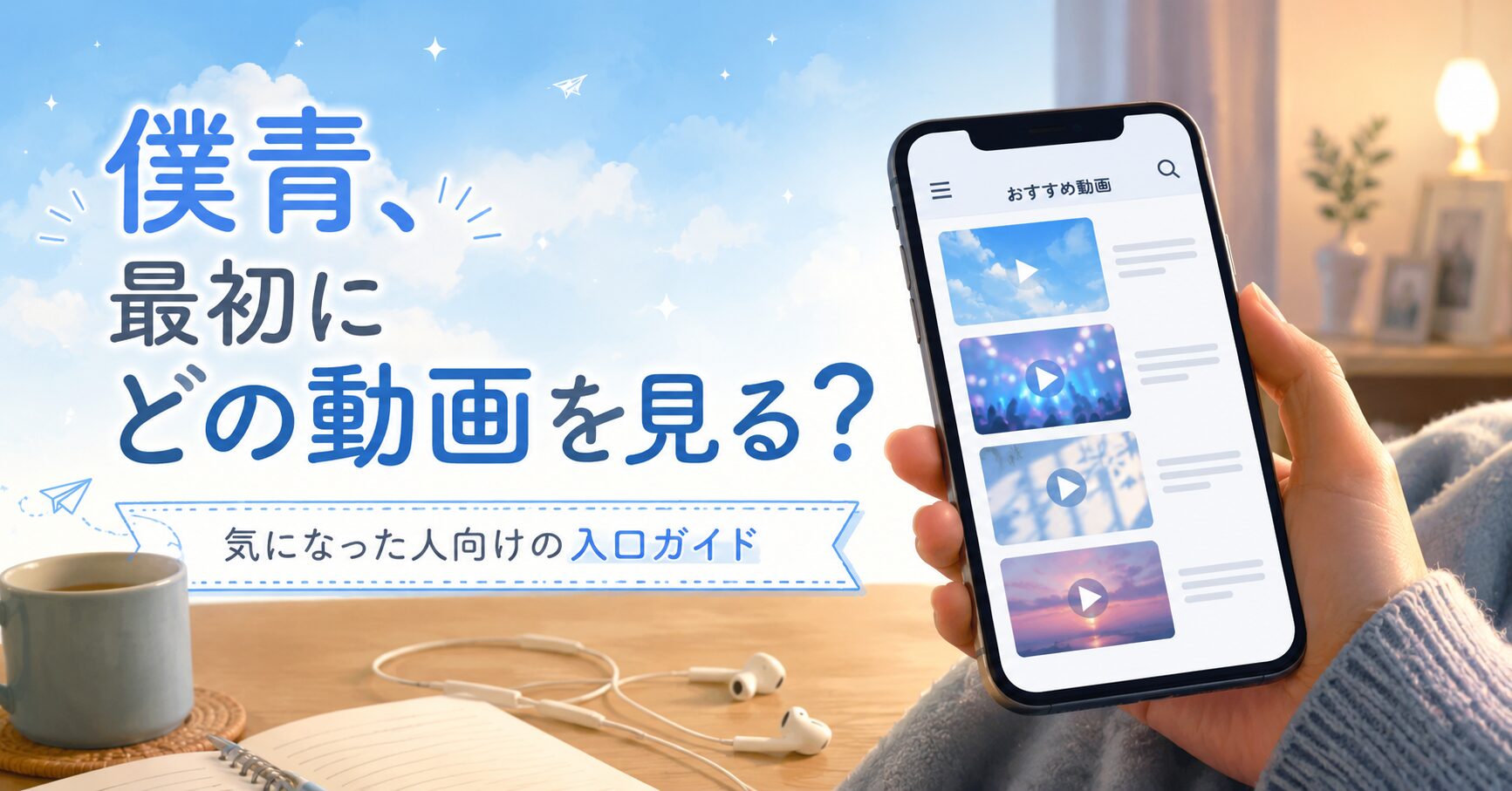 僕青が気になったけど、最初にどの動画を見ればいい？