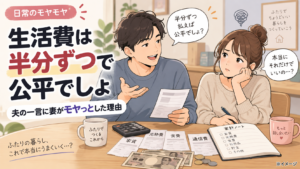「生活費は半分ずつで公平でしょ」夫の一言に妻がモヤっとした理由