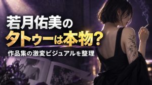 若月佑美のタトゥーは本物？作品集のくわえ煙草姿と激変ビジュアルを整理