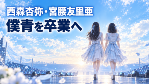 西森杏弥と宮腰友里亜はなぜ卒業?卒業時期と9thシングル・今後を整理