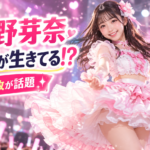 日比野芽奈のスカートが生きてる！ライブ中の奇跡の一枚が話題、ほかの神ショットも紹介